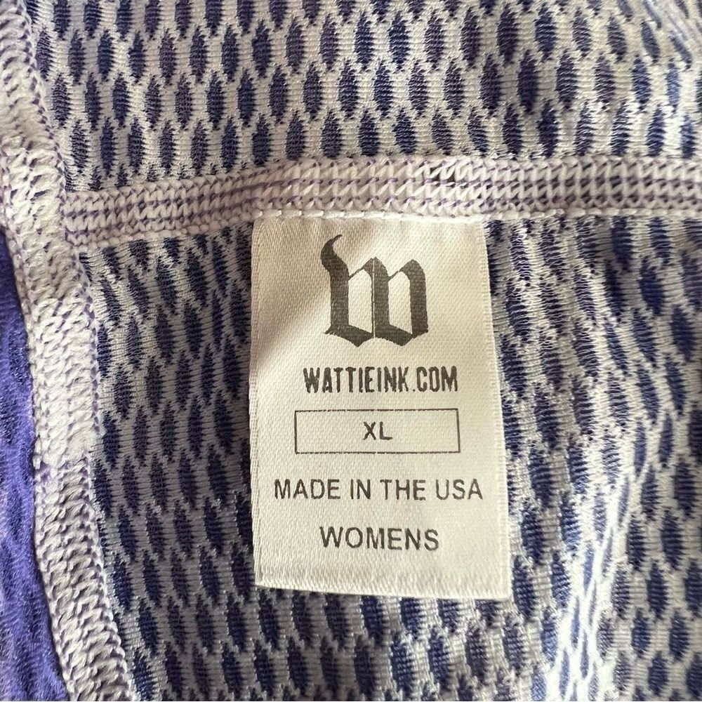 Wattie Ink Women’s XL Triathlon Purple Tri Tank - Picture 5 of 5